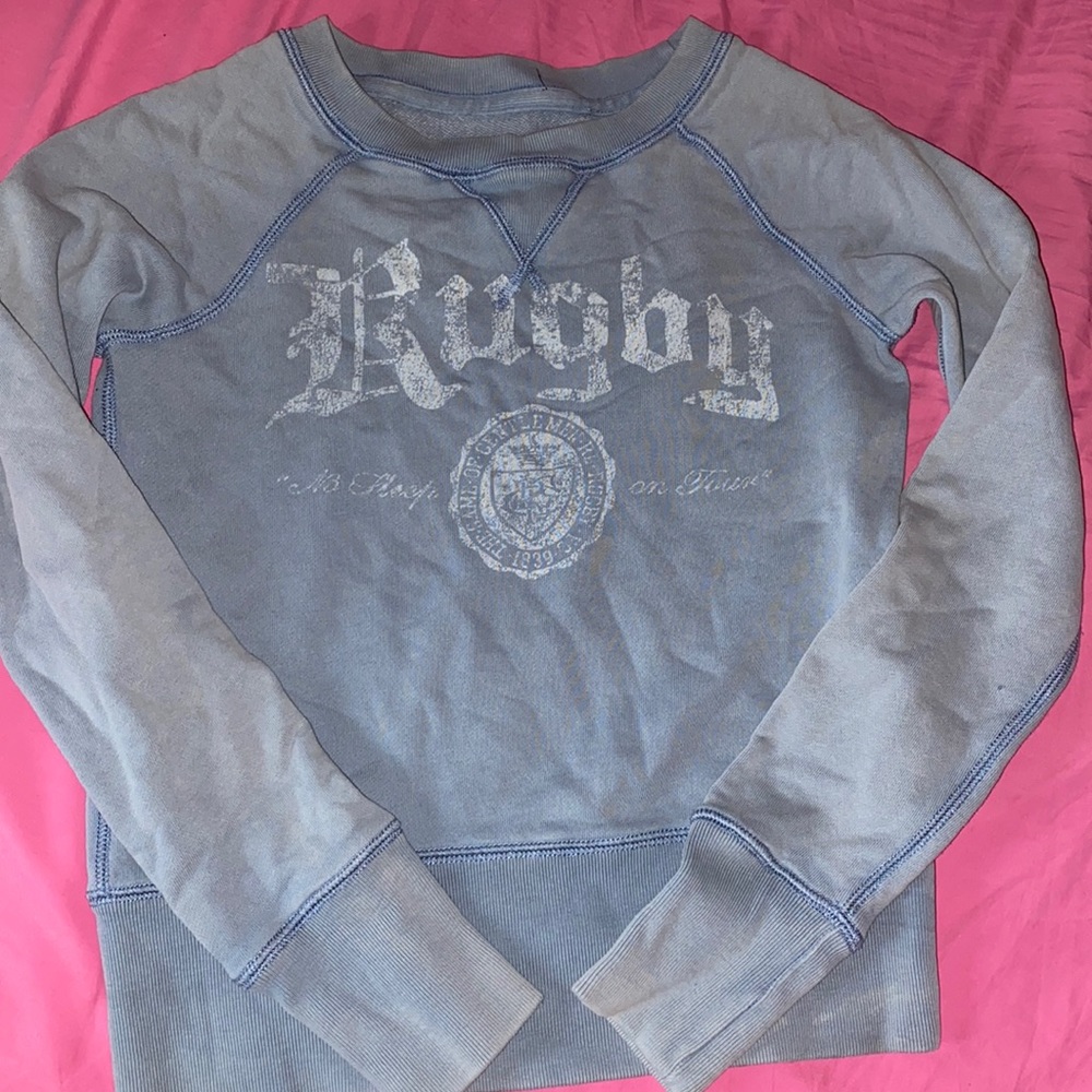 Rugby crew neck sweater